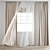 3D Curtain Model with Wind Effect 3D model small image 13
