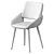 Modern Brown Chair: Stylish & Functional 3D model small image 2