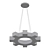 Modern Gear Art Chandelier 3D model small image 2