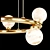 Luxury Imerense Chandelier: Elegant Design 3D model small image 3