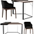 Modern Writing Set: LUVRA Desk and AF_KEDA Chair 3D model small image 9