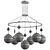 Stunning Laura Wall Chandelier 3D model small image 2