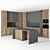 Sleek Island Kitchen: Modern, Functional, Stunning 3D model small image 7