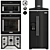 Essential Kitchen Aid Appliances 3D model small image 4