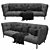 Modern Husk Sofa by BB.Italia 3D model small image 1
