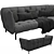 Modern Husk Sofa by BB.Italia 3D model small image 2