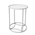 Gold Glam Glass Side Table 3D model small image 4