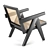 Sleek EASY Armchair 3D model small image 3