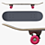 Pro Skateboard 02: High-Quality Textures, Precise Geometry 3D model small image 2