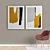 Elegant Art Frame Set: 2 Models, 5 Materials, High Quality Textures 3D model small image 5