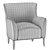 Poliform Grace Wood Chair 3D model small image 4