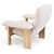 Brasilia Lounge Chair: Mid-Century Comfort in Scandinavian Style 3D model small image 3