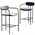 Sleek Parker Stool for Stylish Seating 3D model small image 1