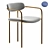 Modern Parker Dining Chair 3D model small image 1