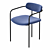 Modern Parker Dining Chair 3D model small image 3