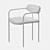 Modern Parker Dining Chair 3D model small image 5