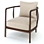 Griggs Chair: Modern Comfort in Sleek Design 3D model small image 2