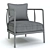 Griggs Chair: Modern Comfort in Sleek Design 3D model small image 4
