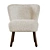 ZARA HOME Terry Armchair 3D model small image 4