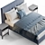 Elegant IKEA IDANAS Bed: Stylish Design & Superior Comfort 3D model small image 4