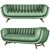 Stylish Seater Leather Sofa: BRUNO 3D model small image 4