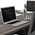 Brown Modern Conference Table 3D model small image 5