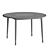 Modern Brown Round Dining Table 3D model small image 2