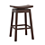 Swivel Saddle Bar Stool 3D model small image 1