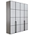 Stylish Illuminated Cupboard for Wardrobe 3D model small image 1