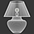 Title (English): Zara Home - Black Ceramic Base Lamp 

Title (Russian): Zara Home - Лампа на чер 3D model small image 4