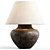 Title (English): Zara Home - Black Ceramic Base Lamp 

Title (Russian): Zara Home - Лампа на чер 3D model small image 5