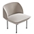 Minimalist Scandinavian Oslo Armchair 3D model small image 3