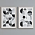Modern Abstract Picture Frame Set 3D model small image 5