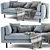 Lappi Sofa: Modern Comfort for Your Home 3D model small image 3