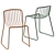 Minimalist Nude Randa Chair 3D model small image 2