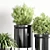 Metal Vase Plant Stand: Stylish Indoor/Outdoor Collection 3D model small image 5