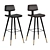 Title: Flash Furniture Leather Bar Stool 3D model small image 1