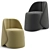 Elegant Baxter Keren Armchair 3D model small image 5