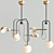 Modern Pendant Lamp with Dual Shades 3D model small image 2