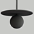 Scandi Glass Pendant Lamp 3D model small image 5