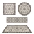 Versatile Rug Set: 8 Variations 3D model small image 1