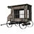 Medieval Carriage C1: Lowpoly Elegance 3D model small image 2