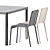 Sleek Dining Set: La Table and Palissade Chair 3D model small image 4