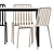 Sleek Dining Set: La Table and Palissade Chair 3D model small image 5