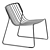 Elegant Nude LO Armchair 3D model small image 1