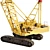 Durable DEK-361 Crawler Crane 3D model small image 3