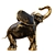 Majestic Elephant Sculpture 3D model small image 2