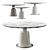 Elegant Peso Dining Table 3D model small image 1