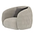 Sleek Dot Armchair: A Modern Marvel 3D model small image 2
