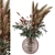 Eternal Blooms Dried Flower Bouquet 3D model small image 1